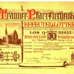 006 Kirchenumbau - Lotterielos (1889)